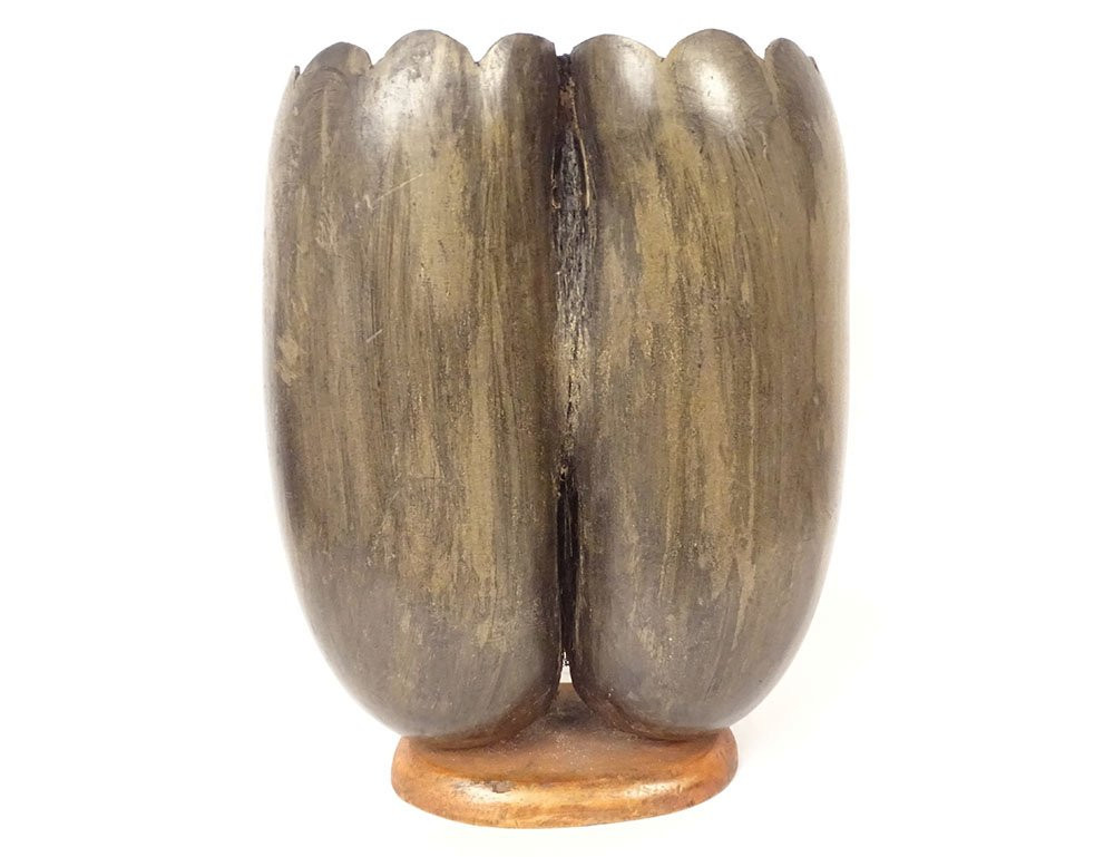 Coco Fesse Sculpture Graine Cocotier de Mer Seychelles Collection-photo-3