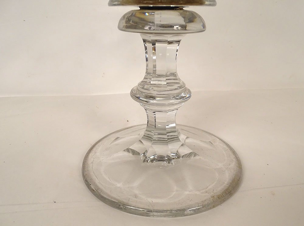 Serviteur Centre de Table Cristal Taillé Saint-louis Baccarat Fin XIXème-photo-2