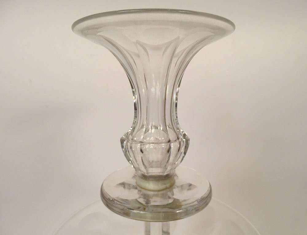 Serviteur Centre de Table Cristal Taillé Saint-louis Baccarat Fin XIXème-photo-2