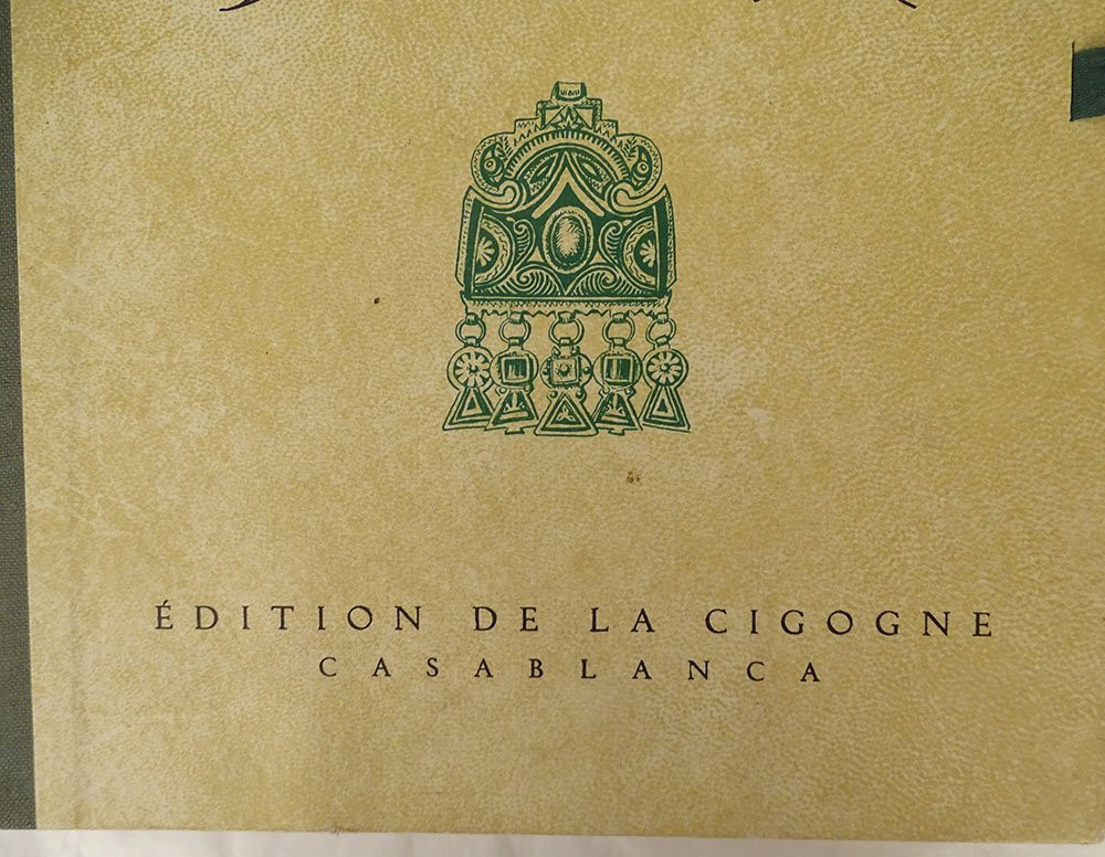 Livre Portfolio Jean Besancenot Bijoux Arabes Berbères Maroc Casablanca 1953-photo-3