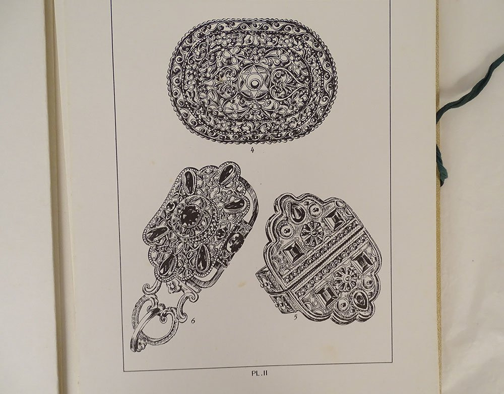 Livre Portfolio Jean Besancenot Bijoux Arabes Berbères Maroc Casablanca 1953-photo-3