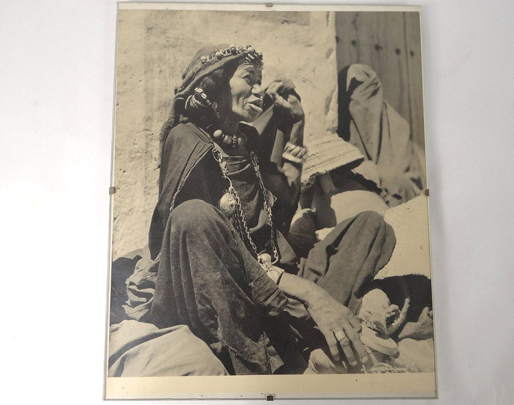 4 photographies Jean Besancenot Afrique Maroc costumes parure enfants XXème-photo-7