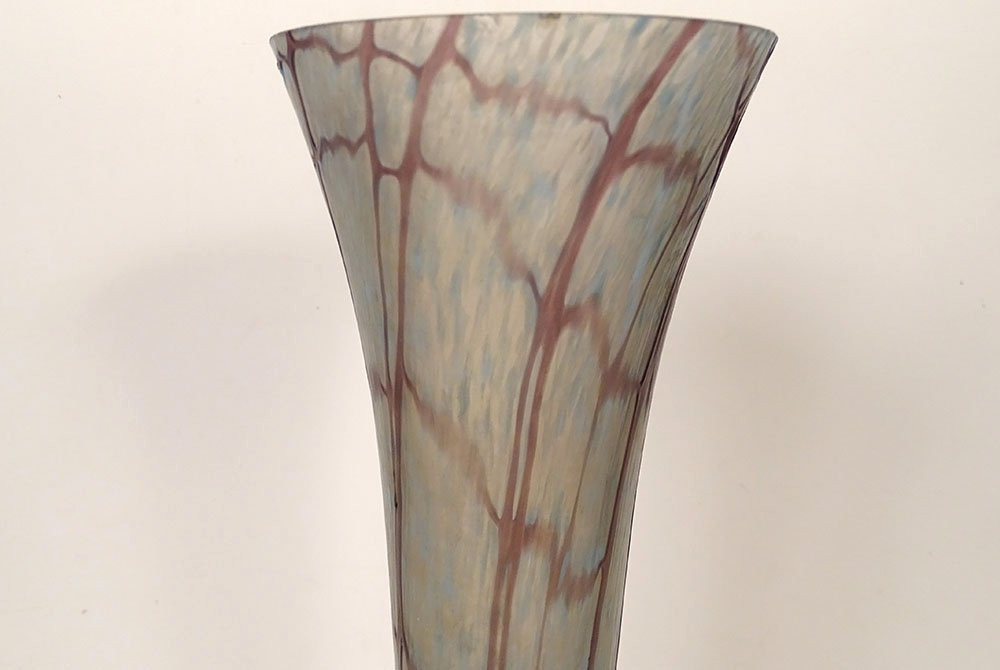 Vase verre irisé Loetz Witwe Pallme-König Bohême Autriche Art Nouveau XIXè-photo-2