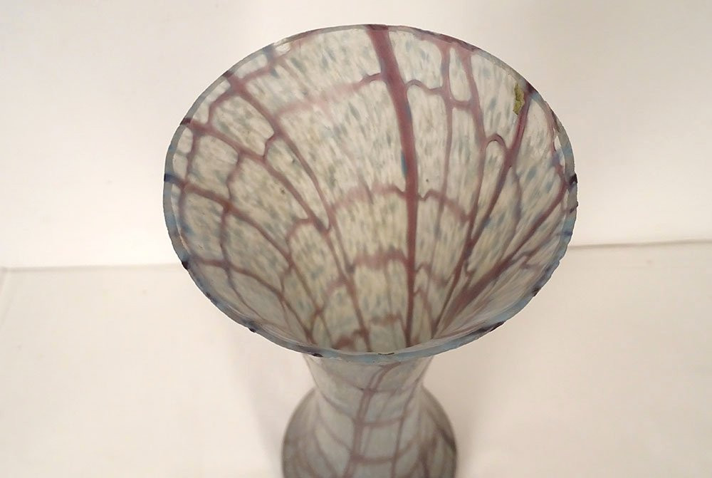 Vase verre irisé Loetz Witwe Pallme-König Bohême Autriche Art Nouveau XIXè-photo-3