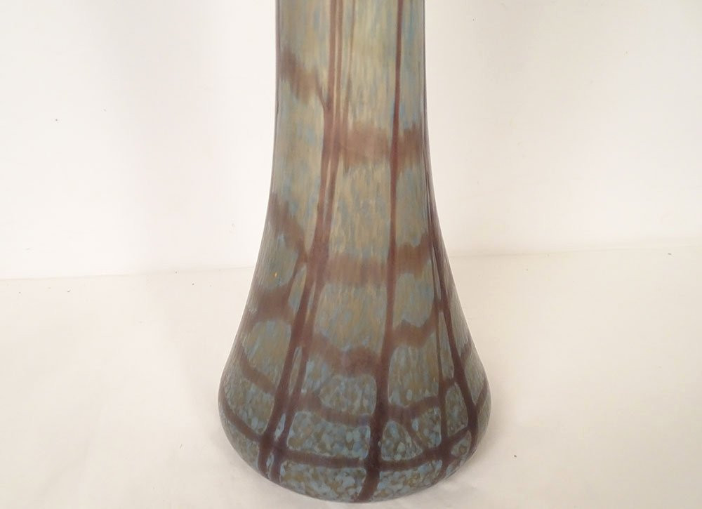 Vase verre irisé Loetz Witwe Pallme-König Bohême Autriche Art Nouveau XIXè-photo-4