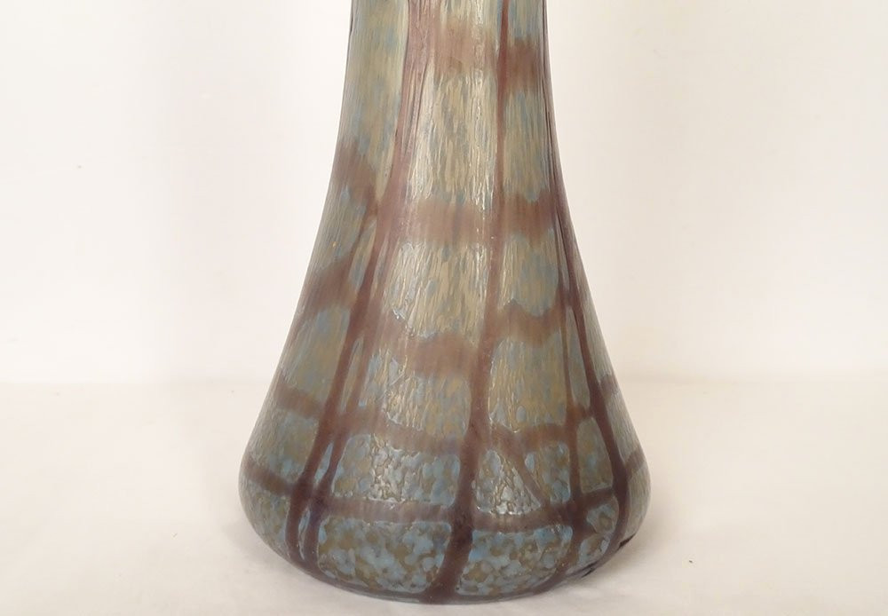 Vase verre irisé Loetz Witwe Pallme-König Bohême Autriche Art Nouveau XIXè-photo-2