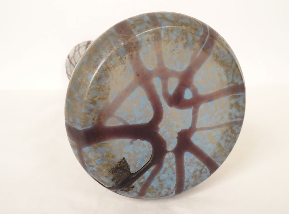 Vase verre irisé Loetz Witwe Pallme-König Bohême Autriche Art Nouveau XIXè-photo-5