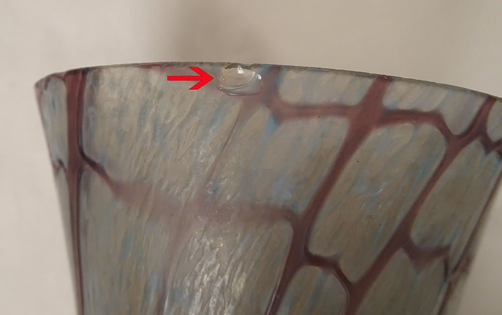 Vase verre irisé Loetz Witwe Pallme-König Bohême Autriche Art Nouveau XIXè-photo-7