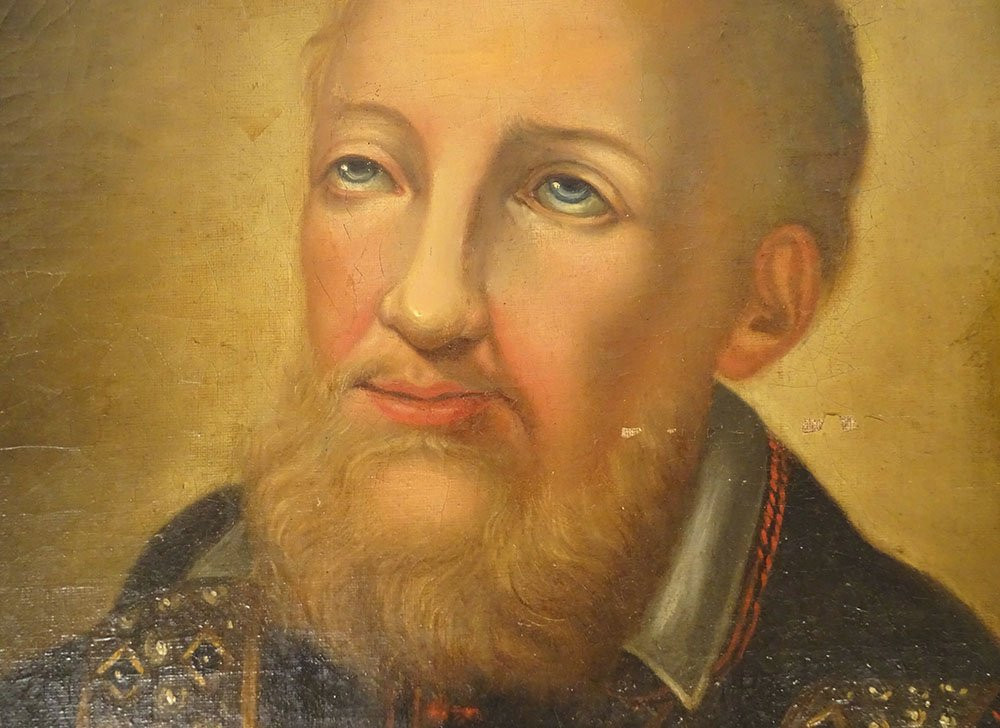Hst Religious Portrait Painting Saint François De Sales A. Bazin 1819 19th Century-photo-5
