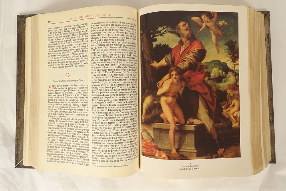 Holy Bible Canon Crampon Metal Apostles Cross Bibliophile Circle 1961-photo-8