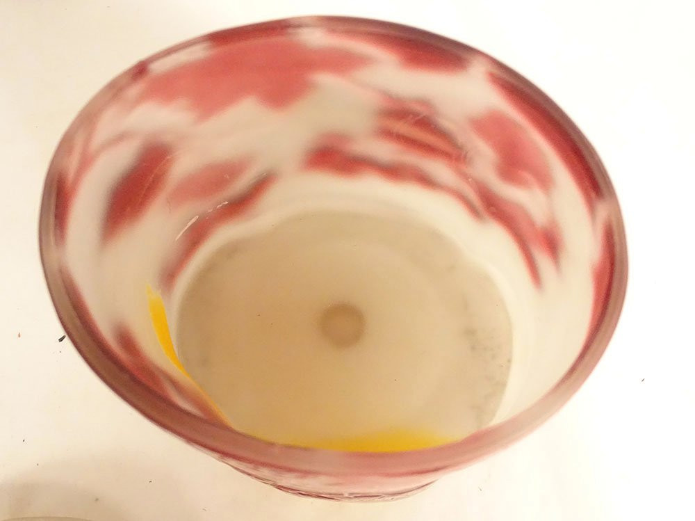 Biscuit Box Covered Pot Glass Paste Gallé Currants Art Nouveau Late 19th Century-photo-6