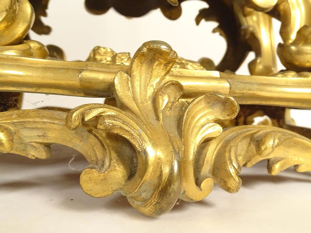 Louis XV Gilt Bronze Barbedienne Cherub Napoleon III 19th Century Cartel Clock-photo-3