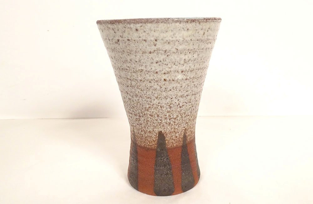 Accolay Ceramic Orangeade Set, Pitcher, Jug, 6 Glasses, Tumblers, 20th Century-photo-6