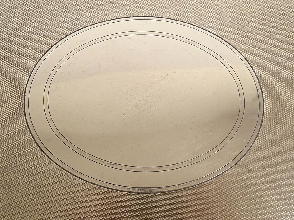 Large Louis XVI Silver-plated Bronze Serving Tray With Handles, Christofle, 19th Century-photo-2