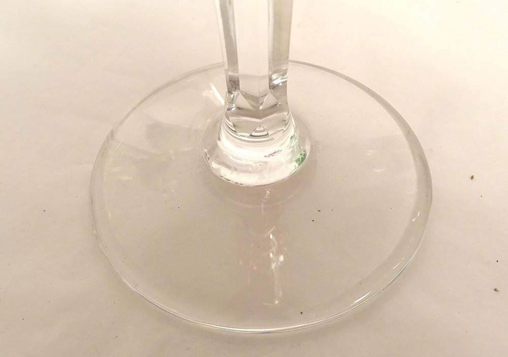 12 verres vin Rhin Roemers cristal Saint-Louis couleur modèle Chantilly XXè-photo-3
