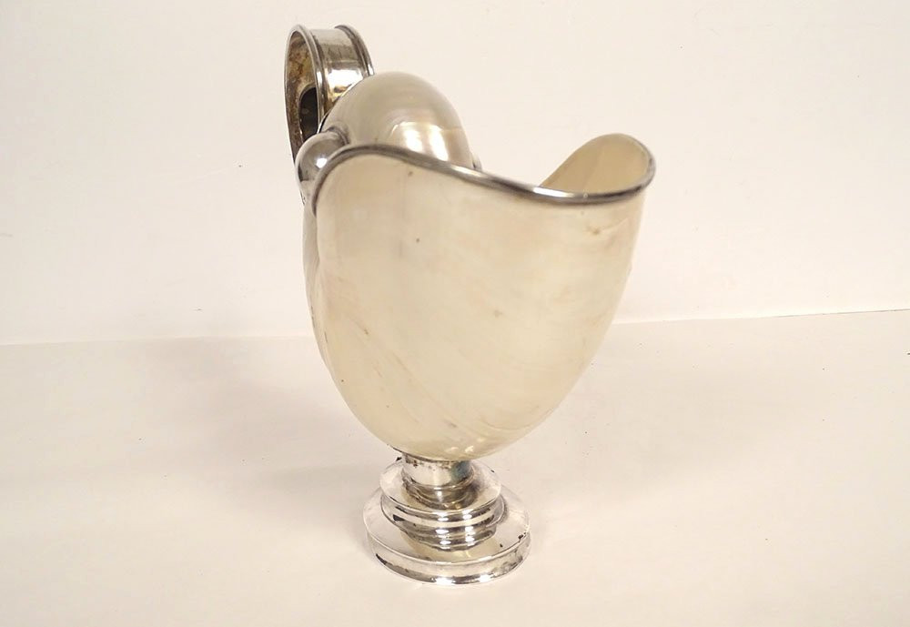 Coupe saucière nautile nautilus Tiffany & Co argent sterling nacre XXème-photo-1