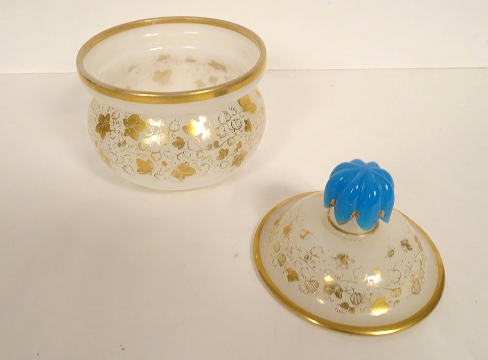 Night Service Required Opaline Toilet Gilt Carafe Napoleon III 19th-photo-7