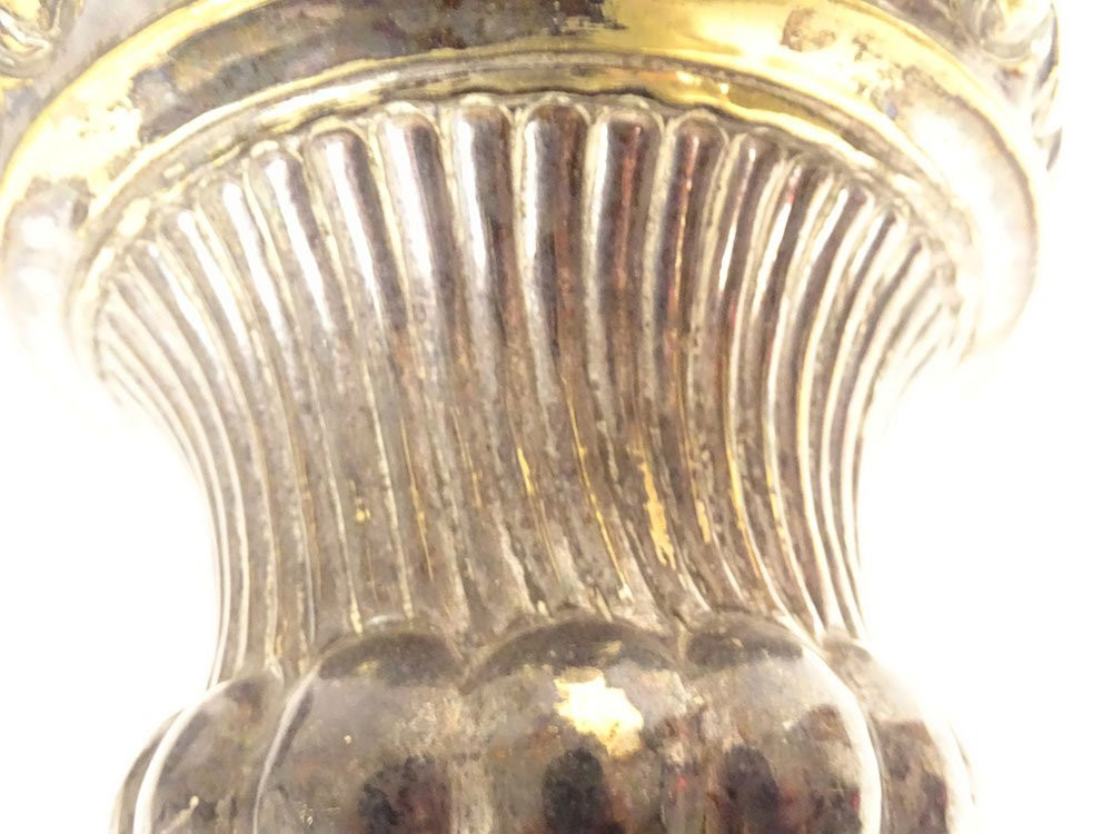 Aspersoir seau à bénir bronze laiton argenté église fin XVIIème siècle-photo-6