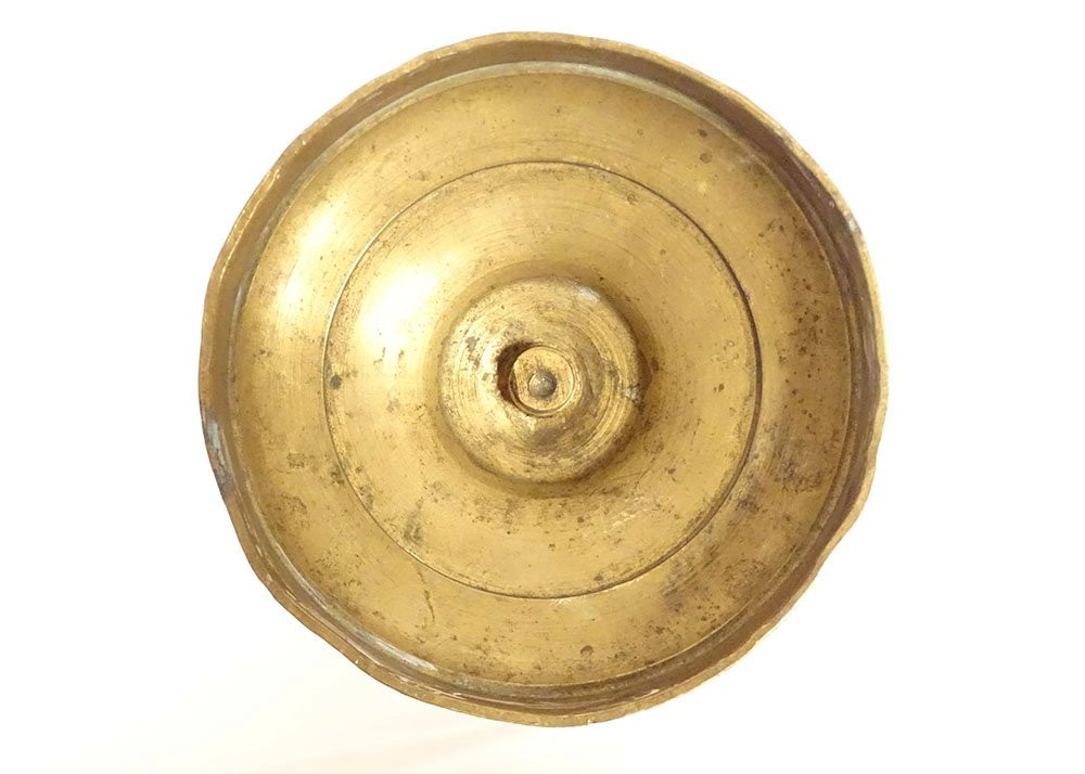 Asperoir Bucket To Bless Bronze Brass Church Sprinkler 18th Century-photo-2