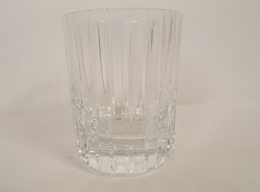 6 verres à whisky gobelets cristal taillé Baccarat France Harmonie XXème-photo-3