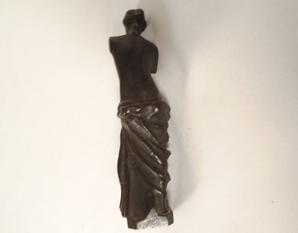 Small Bronze Sculpture Statuette Of Venus De Milo, Antique, Late 19th Century-photo-2