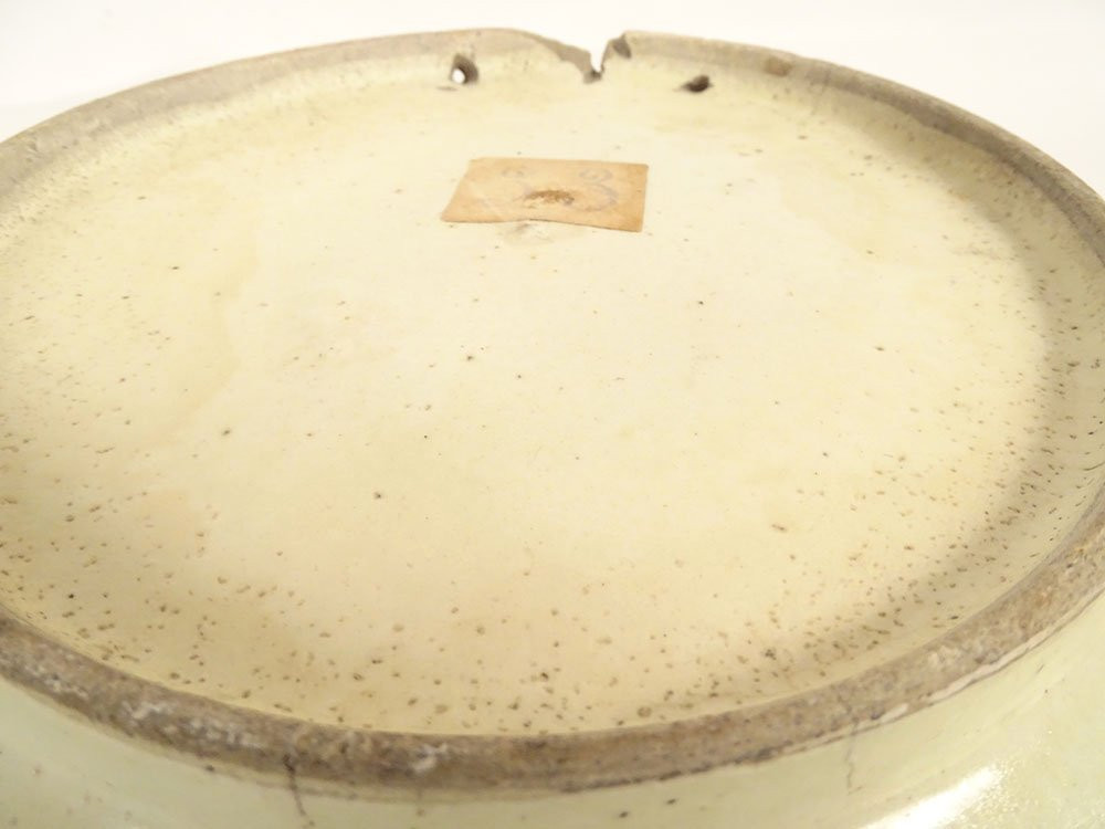 Grand plat Iznik céramique fleurs œillets tulipes Art Ottoman Turquie XVIIè-photo-1