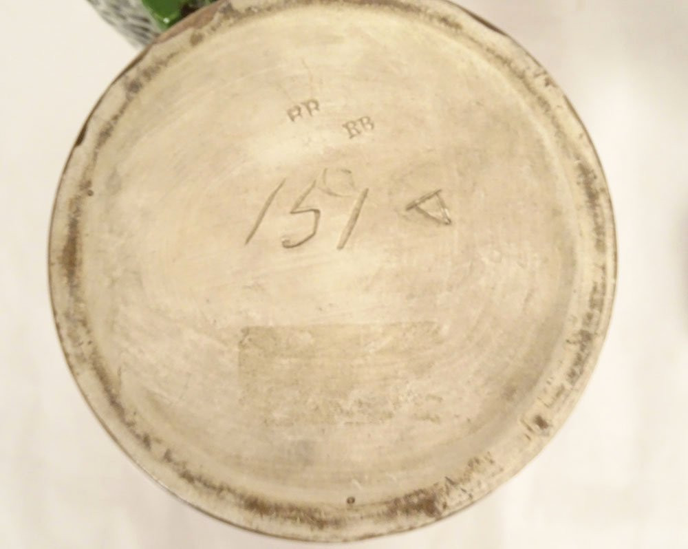 Barbotine Tobacco Jar By Bernhard Bloch, King Gambrinus Beer Mug, Late 19th Century-photo-7