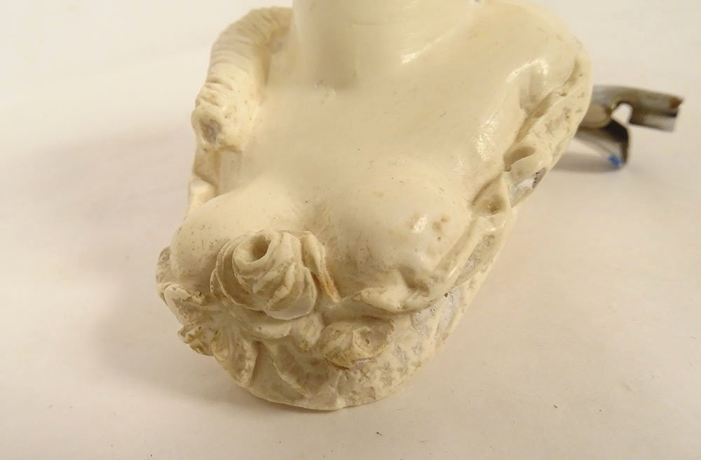 Meerschaum Pipe Carved With A Bust Of Madame De Pompadour, Guyot Collection, 20th Century-photo-4