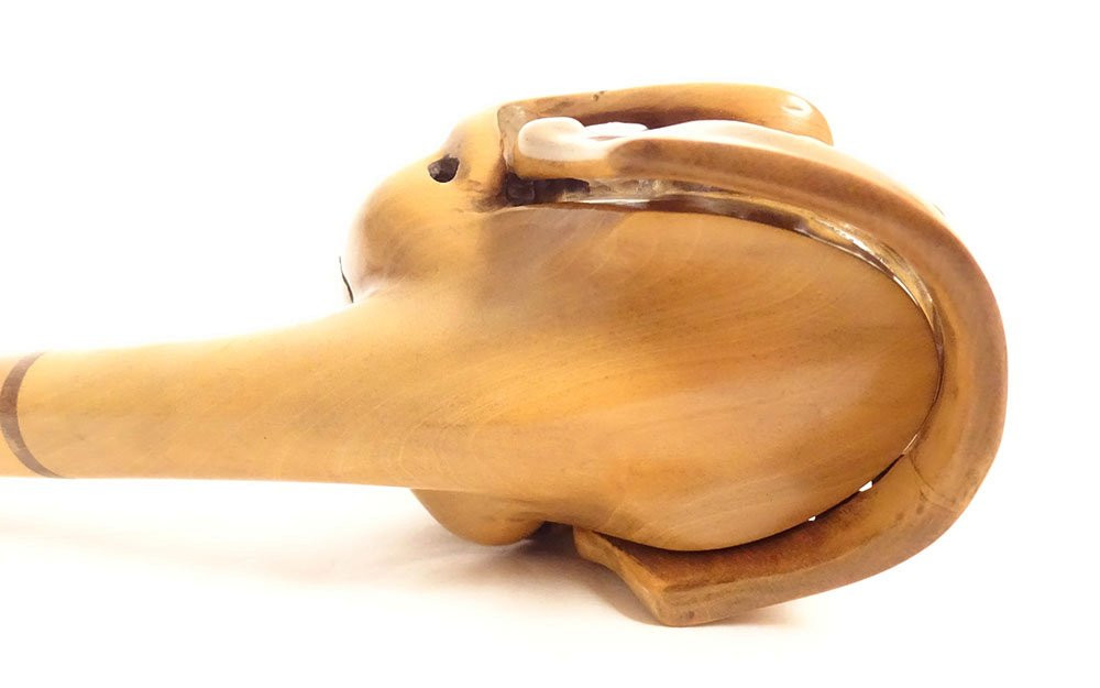 Pipe buis sculpté Vanité crâne Paul Lanier St-Claude collection Guyot XXème-photo-8