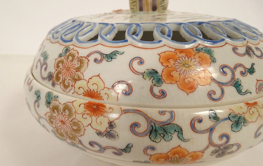 Samson Porcelain Covered Potpourri Jar With Japanese-style Kakiemon Decoration, 19th Century-photo-6