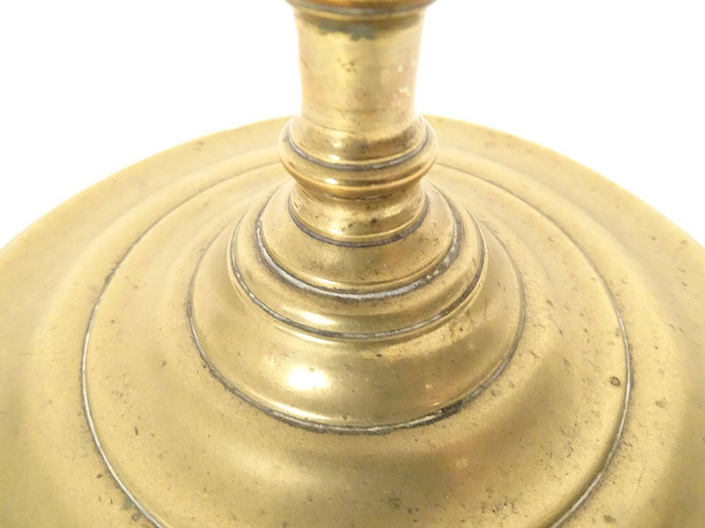 High Period Bronze Candlestick, 16th-17th Century-photo-2