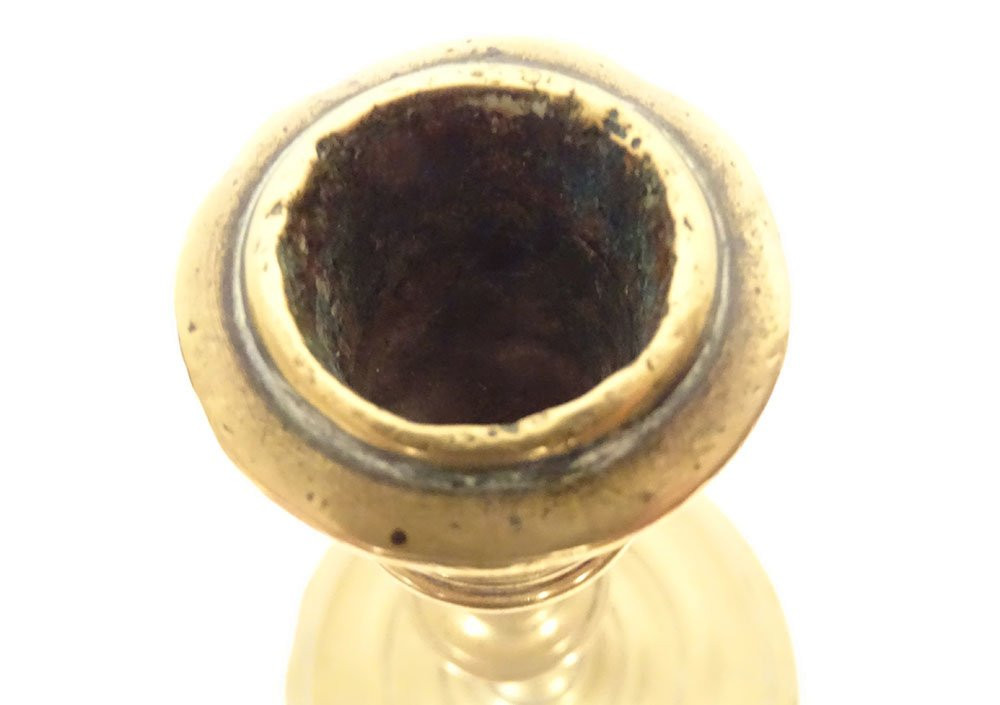 High Period Bronze Candlestick, 16th-17th Century-photo-3