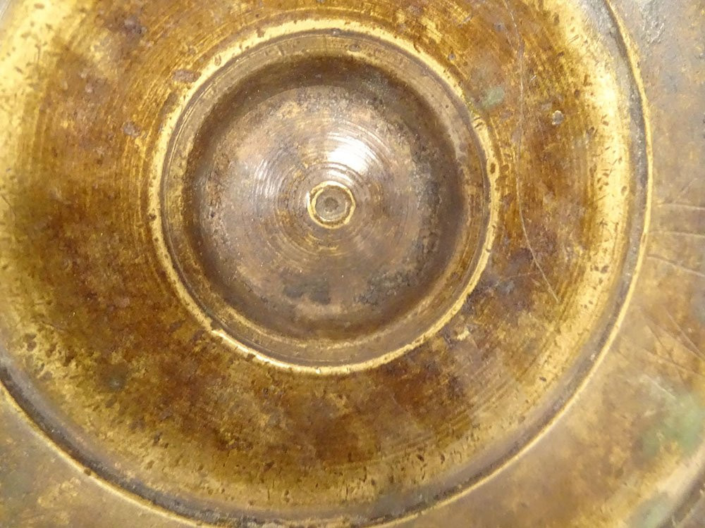 High Period Bronze Candlestick, 16th-17th Century-photo-5