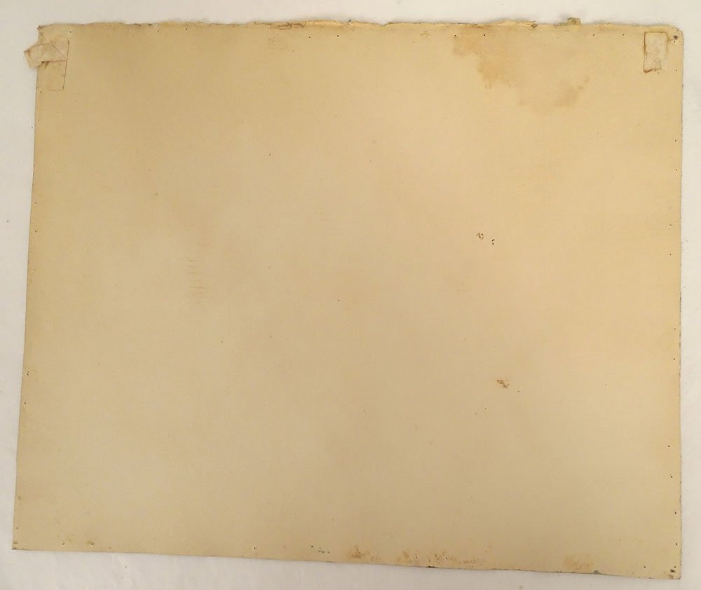 Russian Watercolor By Artur Vladimirovich Fonvizin, Elegant Woman In A Carriage, 20th Century-photo-6