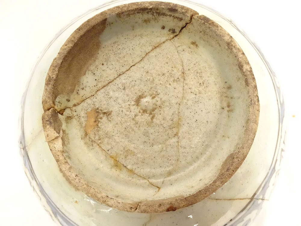 Grand bol coupe céramique perse décor épigraphique Safavide Soustiel XVIIè-photo-6