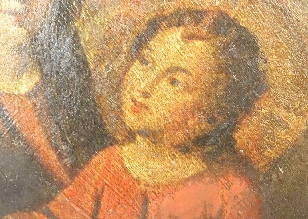 HSC tableau Vierge Enfant Salus populi romani Ste Marie Majeure Rome XVIIIè-photo-2