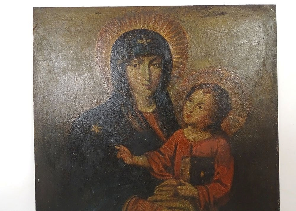 HSC tableau Vierge Enfant Salus populi romani Ste Marie Majeure Rome XVIIIè-photo-8