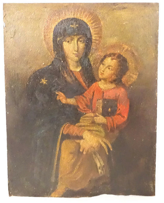 HSC tableau Vierge Enfant Salus populi romani Ste Marie Majeure Rome XVIIIè