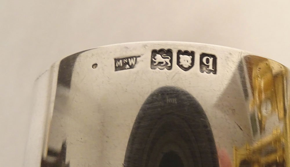 Biarritz Pigeon Shooting Trophy Cup, English Silver Mappin & Webb Coat Of Arms-photo-7