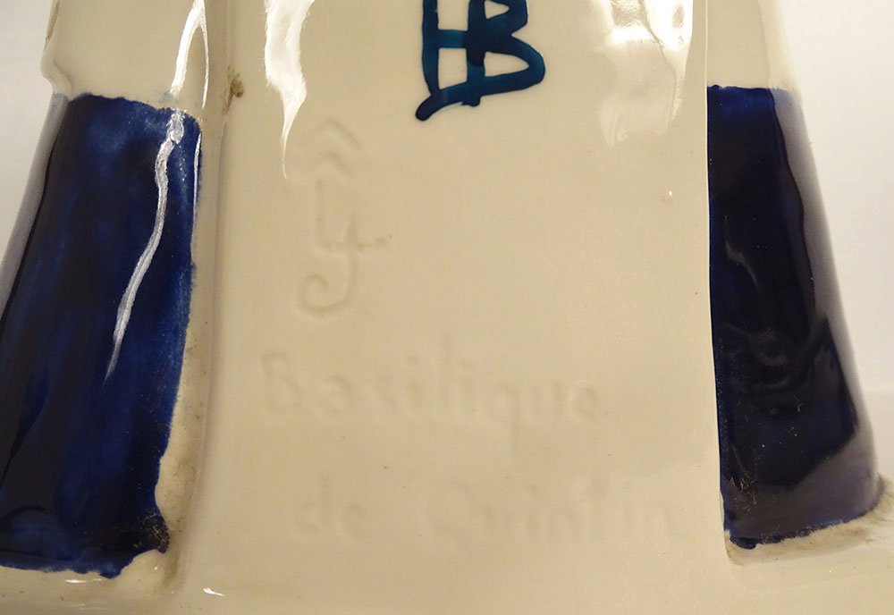 Quimper Earthenware Statuette Of Jeanne Levêque, Our Lady Of Deliverance, Quintin Basilica-photo-5