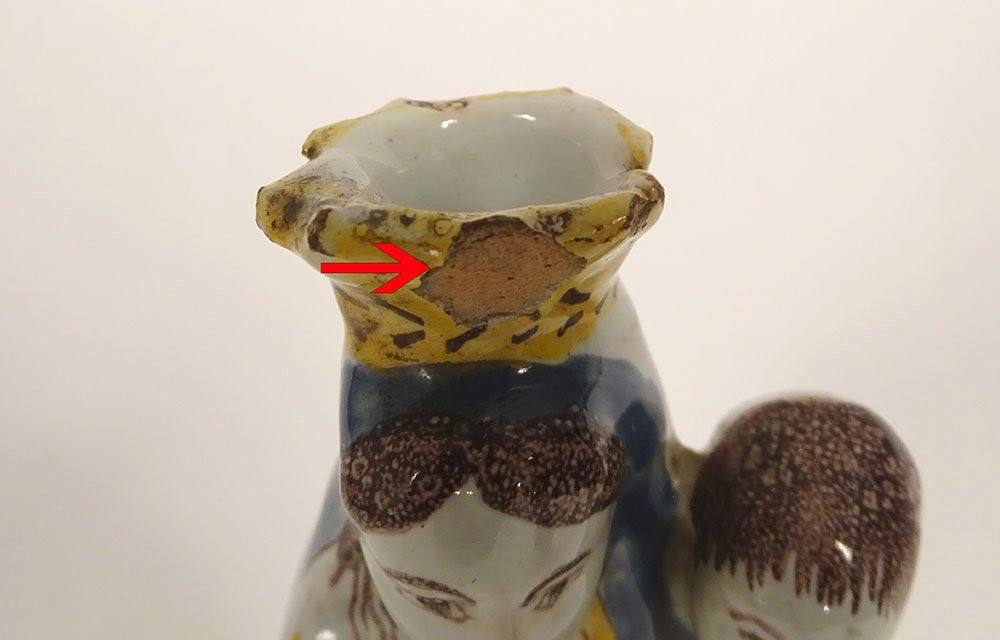 Virgin Mary After Childbirth, Crowned, Saint Mary, Earthenware, Rennes, Infant Jesus, 18th Century-photo-2