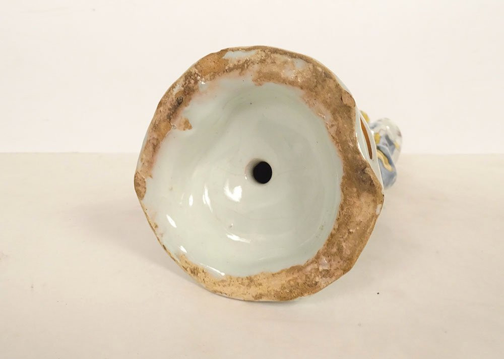 Virgin Mary After Childbirth, Crowned, Saint Mary, Earthenware, Rennes, Infant Jesus, 18th Century-photo-6