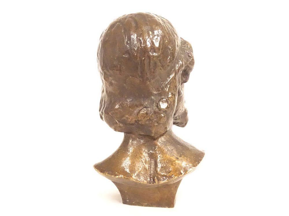 Bronze Sculpture Bust Of Michelangelo Buonarroti, 19th Century-photo-4