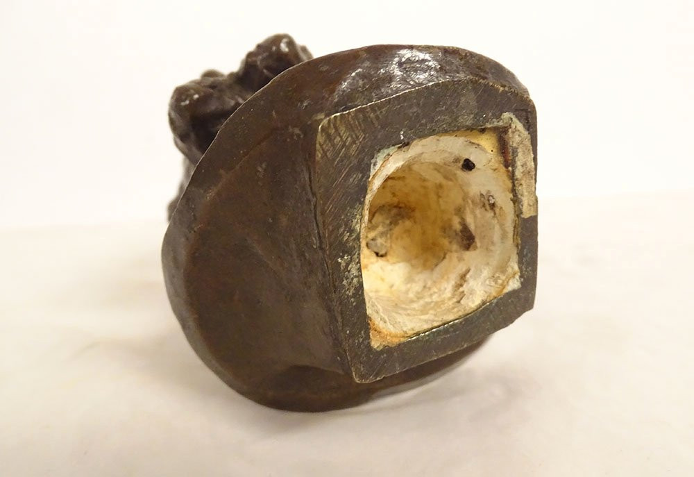 Bronze Sculpture Bust Of Michelangelo Buonarroti, 19th Century-photo-3