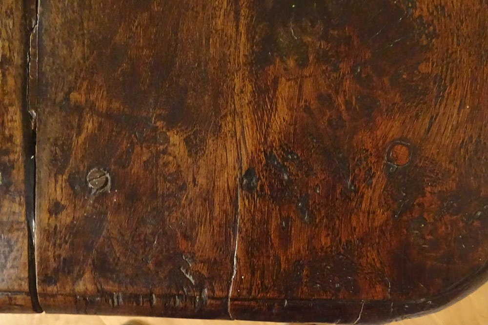 English Lowboy Table In Carved Oak, England, George I Period, 18th Century-photo-1