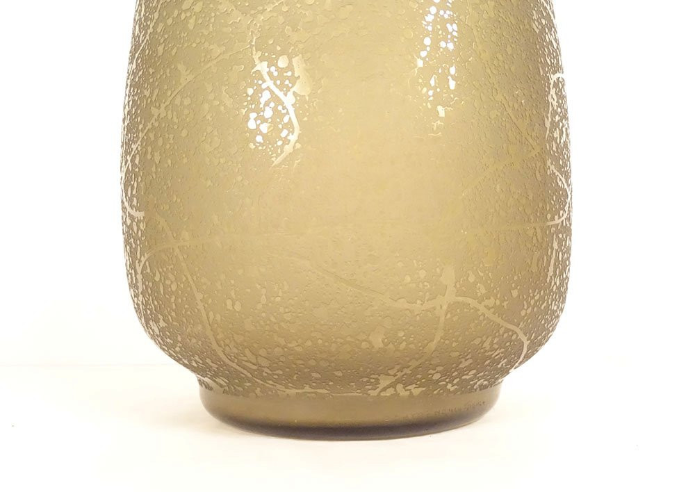 Frosted Crystal Baluster Vase, Daum Color, Nancy, France, Art Deco, Early 20th Century-photo-4