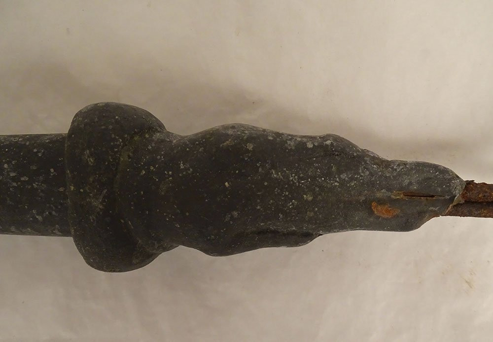 Hameçon plomb pêche à la morue Terre-Neuve Art Populaire objet marine XIXè-photo-3