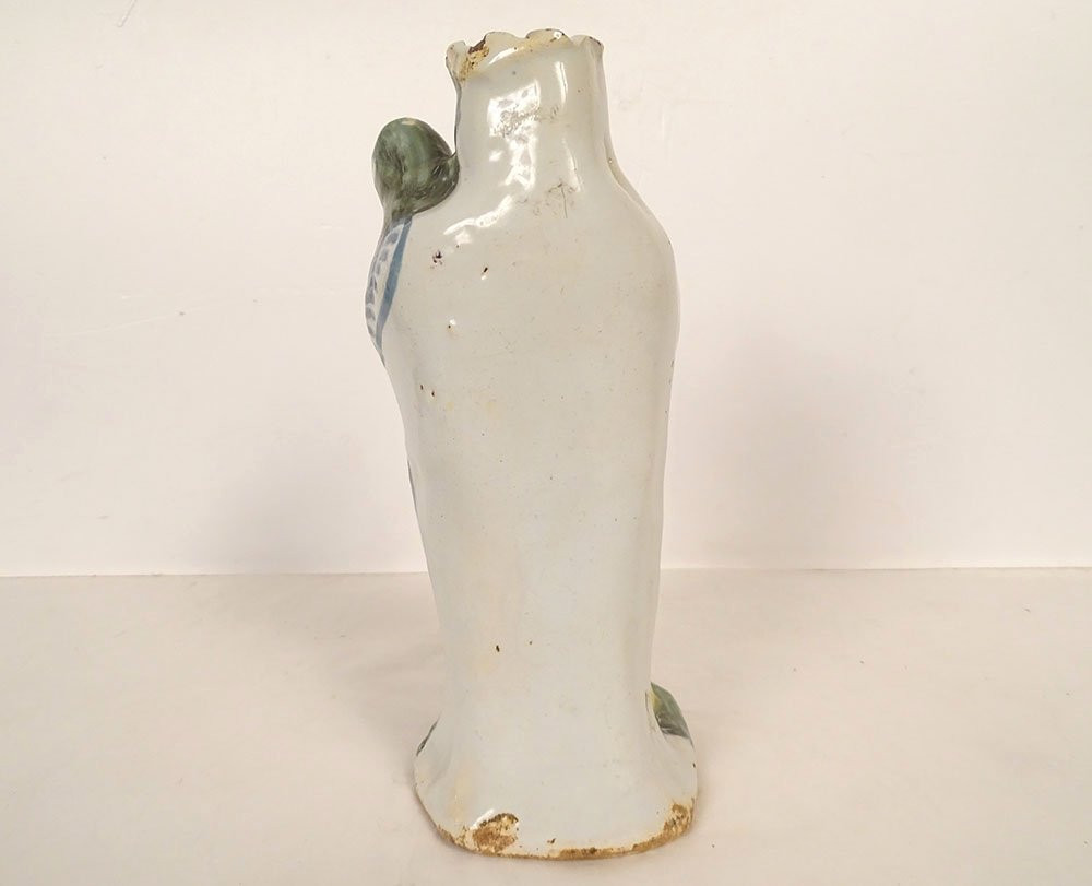 Crowned Virgin Mary After Childbirth, Nevers Earthenware, Infant Jesus, 18th Century-photo-1