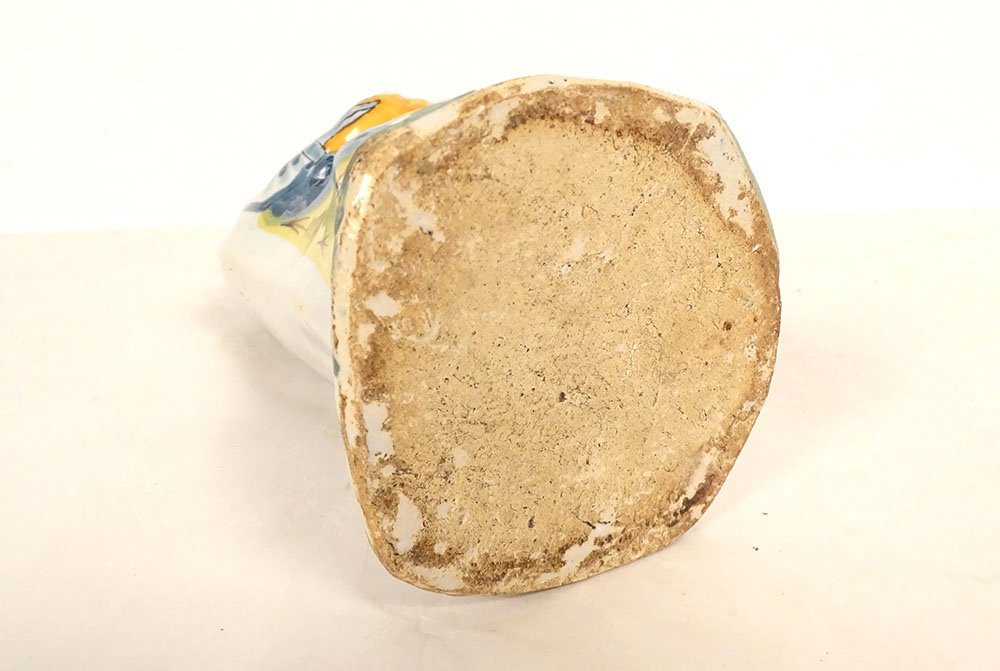 Crowned Virgin Mary After Childbirth, Nevers Earthenware, Infant Jesus, 18th Century-photo-3