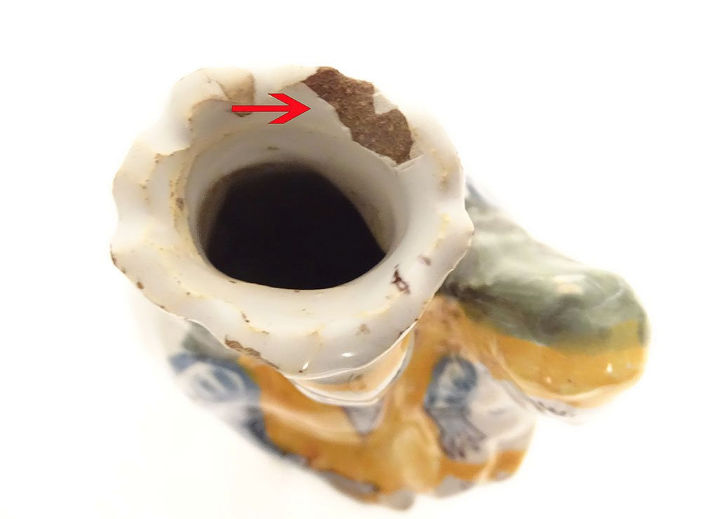 Crowned Virgin Mary After Childbirth, Nevers Earthenware, Infant Jesus, 18th Century-photo-4